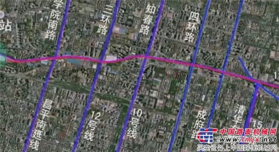 宝峨GB 60液压抓斗服务京张铁路建设,清华园隧道竖井连续墙突破28米厚卵石层