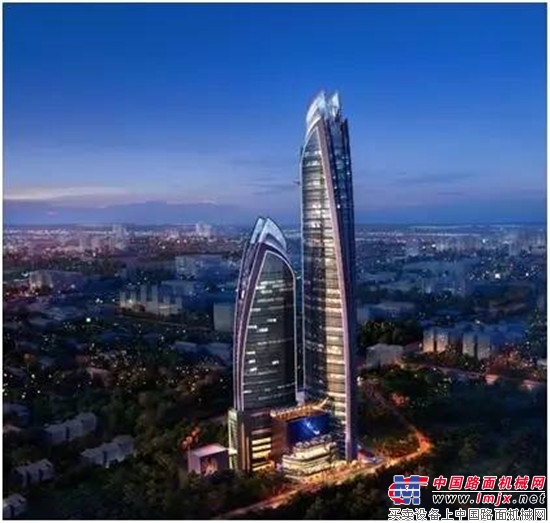 中联重科混凝土设备助建非洲最高楼HASS TOWERS