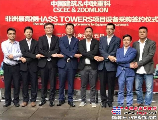 中联重科混凝土设备助建非洲最高楼HASS TOWERS