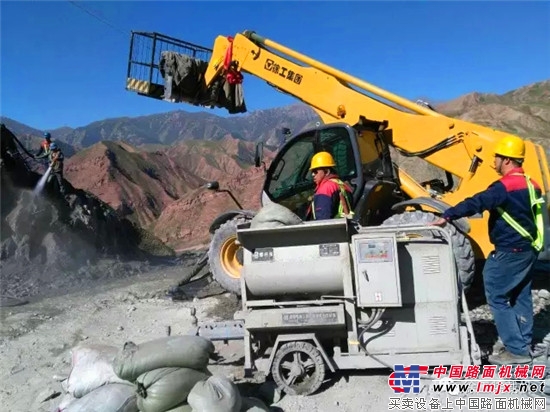 省钱省力,徐工伸缩臂叉装机献力国家大型水利枢纽建设