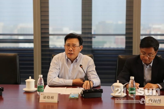 梁稳根表示,三一集团拥有强大的风场EPC建设能力