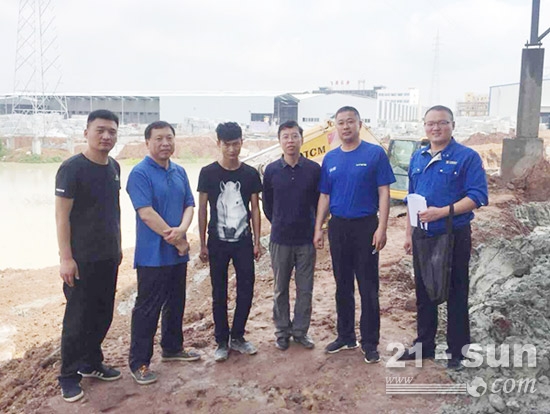山重建机关爱客户市场走访活动走进湖北