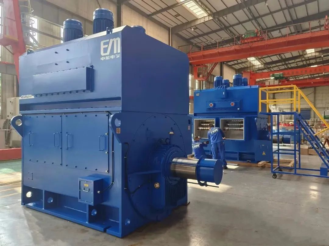 重工电机股份公司成功研制10MW低转动惯量鼠笼异步电机